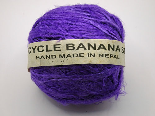 Banana Silk Yarn - Purple