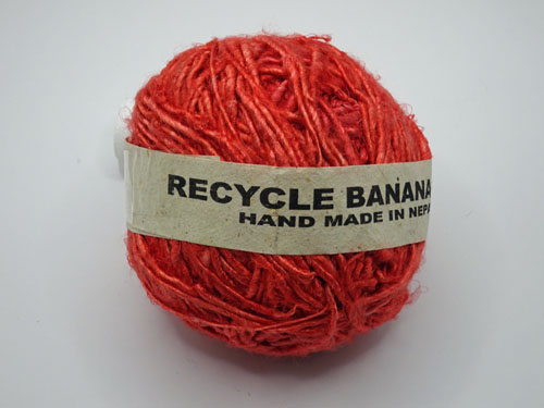Banana Silk Yarn - Red