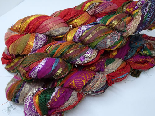 Border Sari Silk Ribbon