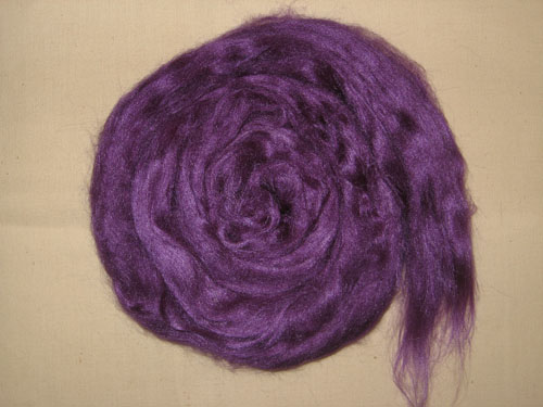 Passionate Purple Tussah Silk