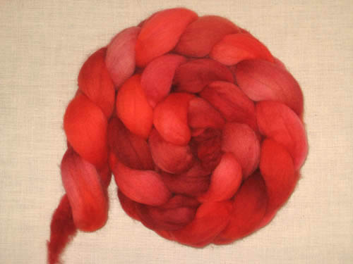 Rosy Red roving-