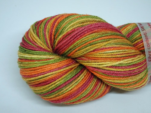 Autumn Colours Superwash Merino/Bamboo/Silk Sock Yarn-