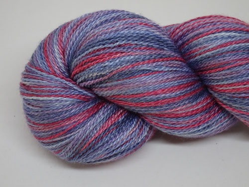 Crushed Velvet Merino/Silk Laceweight Yarn-