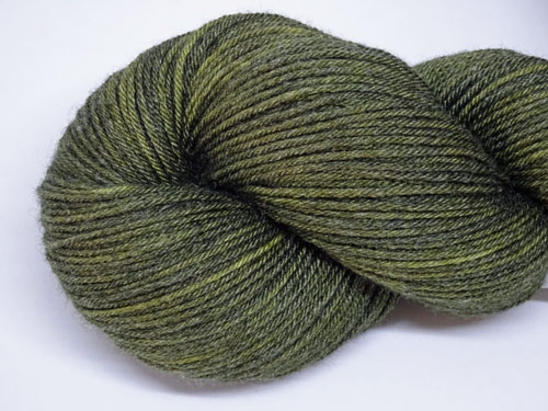 Dark Fletcher Superwash Merino/Bamboo/Silk Sock Yarn-
