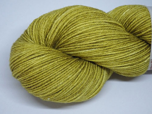 Green Tea Superwash Merino/Bamboo/Silk Sock Yarn-